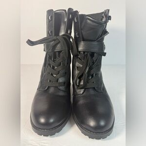 Calvin Klein Black‎ Combat Boots